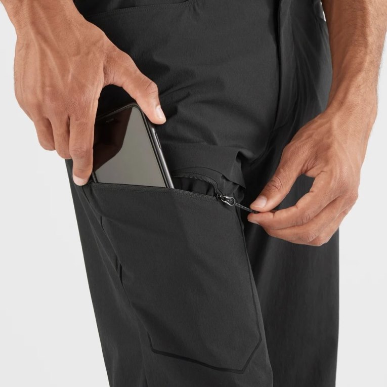 Salomon Wayfarer Men's Sport Pants Black | CA 67G59